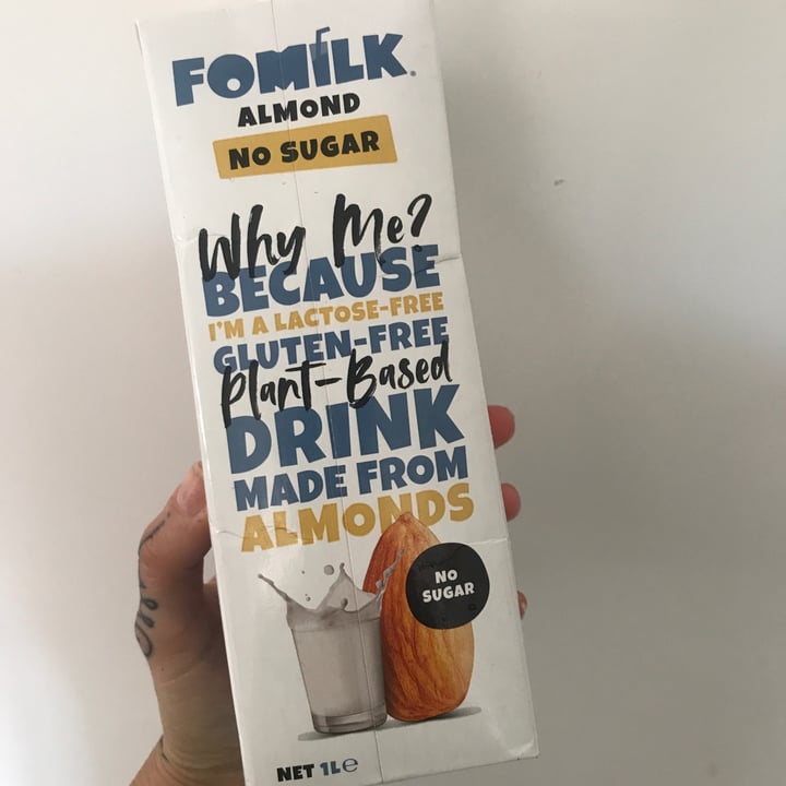 Fomilk Almond Milk No Sugar Review abillion