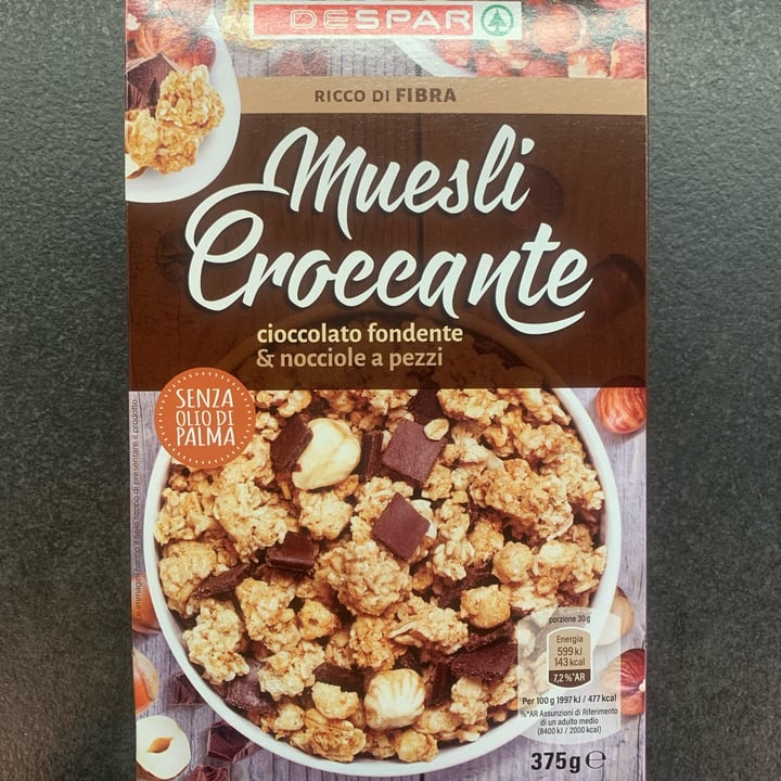 Despar Muesli Cioccolato Fondente E Nocciole Review abillion