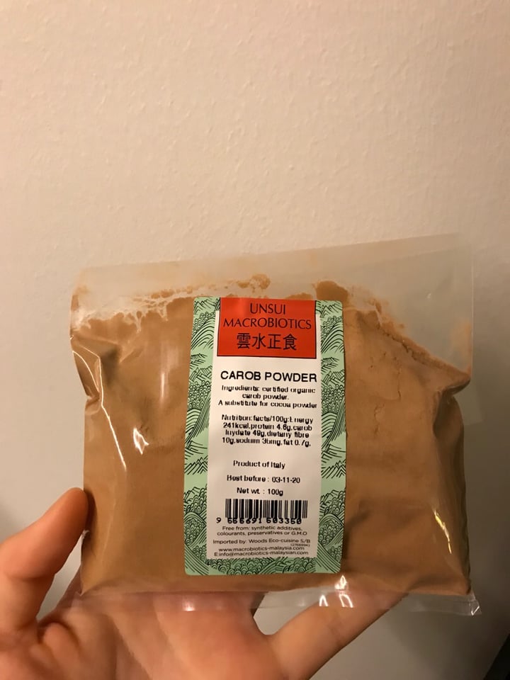 Unsui Macrobiotics Carob powder Review abillion