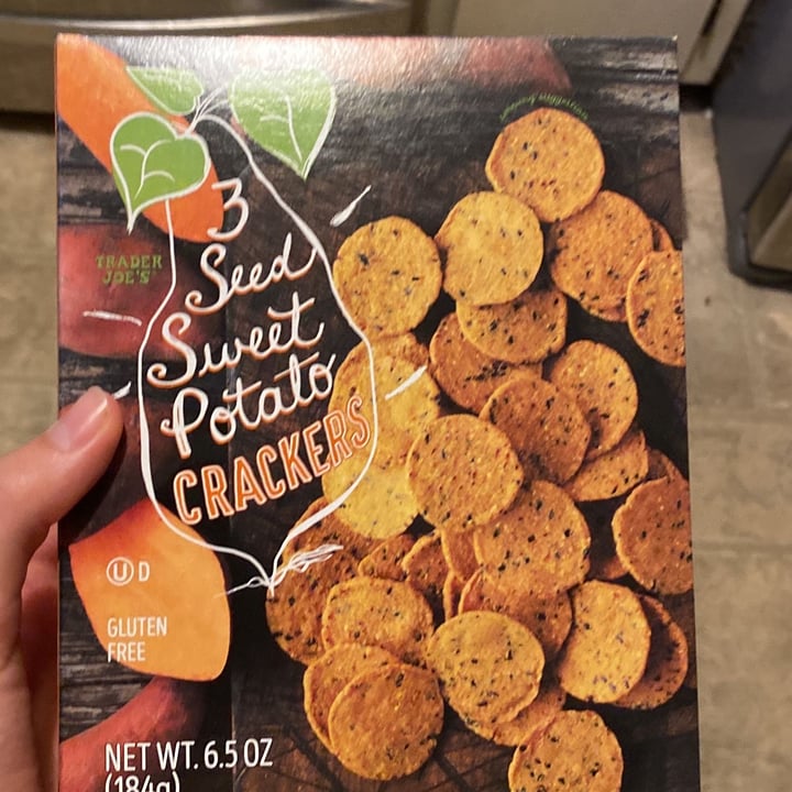 Trader Joe's 3Seed Sweet Potato Crackers Review abillion