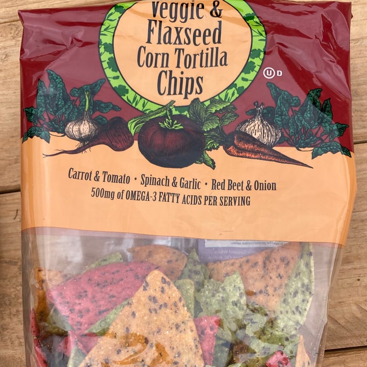 Trader Joe's Veggie & Flaxseed Corn Tortilla Chips Review abillion