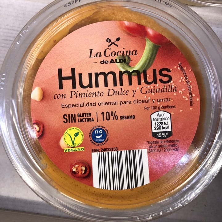 La Cocina de Aldi Hummus con pimiento dulce y guindilla Review abillion