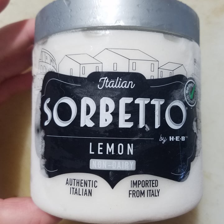 HEB Italian Sorbetto Lemon Non Dairy Review abillion