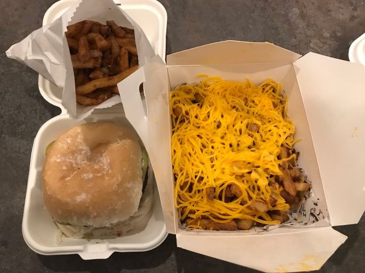 Half Man! Half Burger! United Kingdom Vegan Big Cheese Burger, Vegan