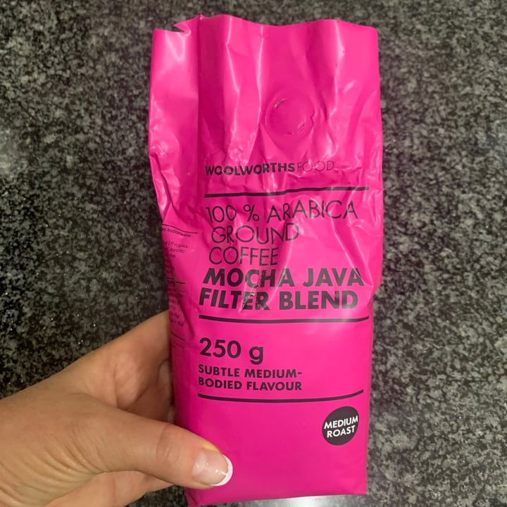 Woolworths Food Mocha Java filter blend Review | abillion