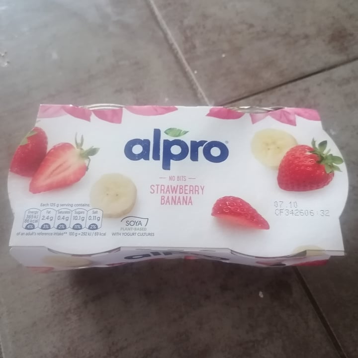 Alpro Yogurt Strawberry Banana Review abillion