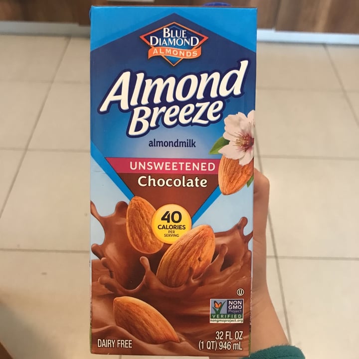 Blue Diamond Unsweetened Chocolate Almond Milk Review abillion