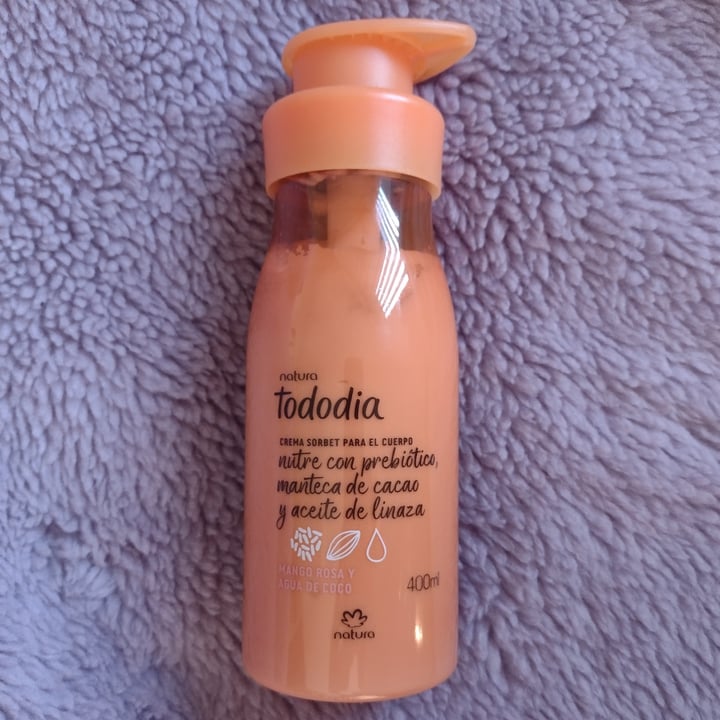 Natura Todod A Crema Sorbet Para El Cuerpo Aroma Mango Rosa Y Agua De Coco Review Abillion