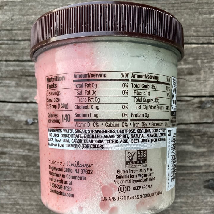 Talenti Sorbetto Pairings Strawberry Margarita Review abillion