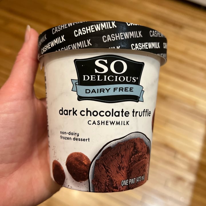 So Delicious Dairy Free Dark Chocolate Truffle Cashewmilk Frozen