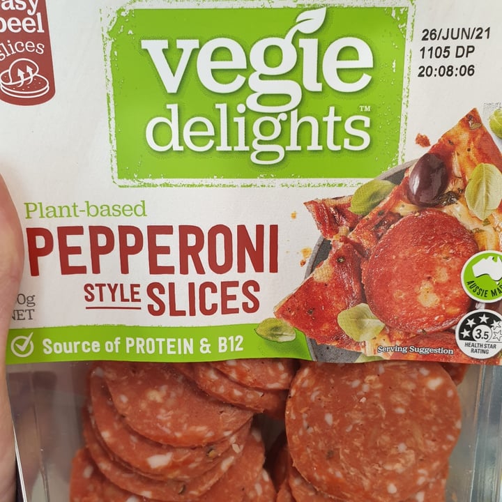 Vegie Delights Pepperoni style slices Review abillion