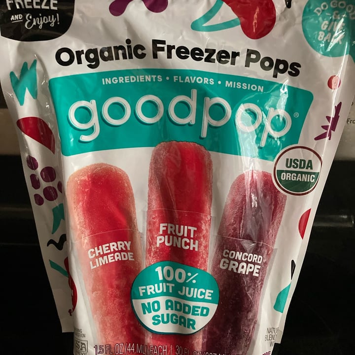 Goodpop Organic Freezer Pops Reviews abillion