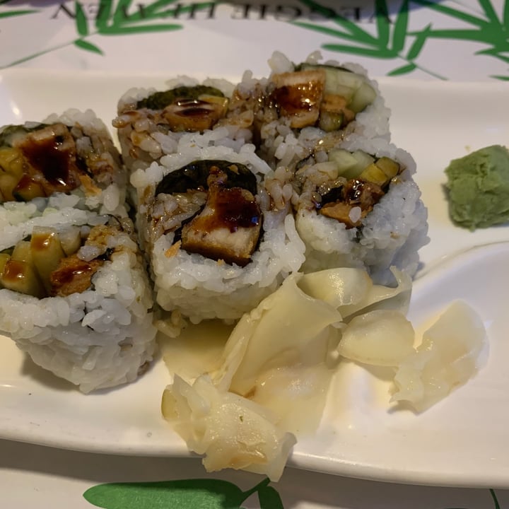 Veggie Heaven Denville, United States Chicken teriyaki Roll Review