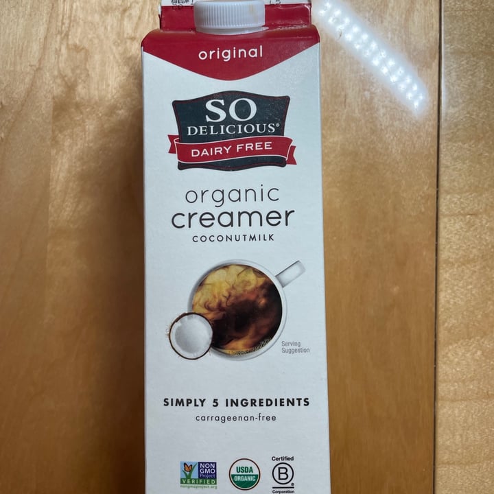 So Delicious Dairy Free Organic Creamer Coconutmilk Original Review