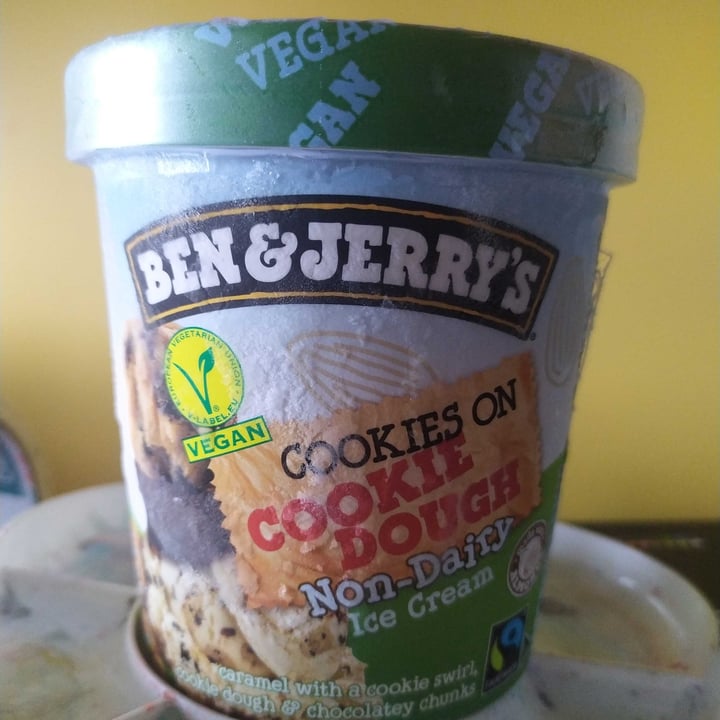 Ben & Jerry's Cookies On Cookie Dough NonDairy Ice Cream Review abillion