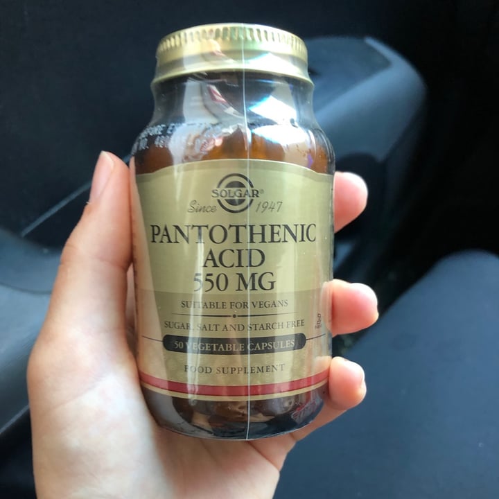 Solgar Pantothenic Acid Reviews abillion