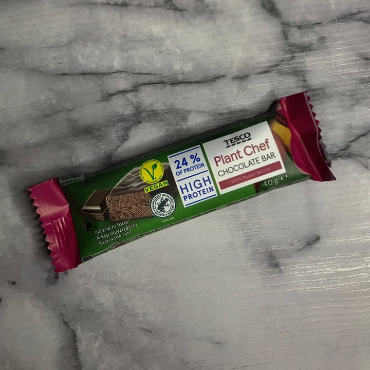 Tesco Plant Chef Tesco Plant Chef Protein Bar with Pieces of Dark