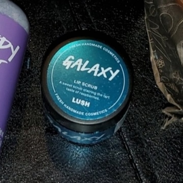 LUSH Fresh Handmade Cosmetics Galaxy Lip Scrub Review abillion