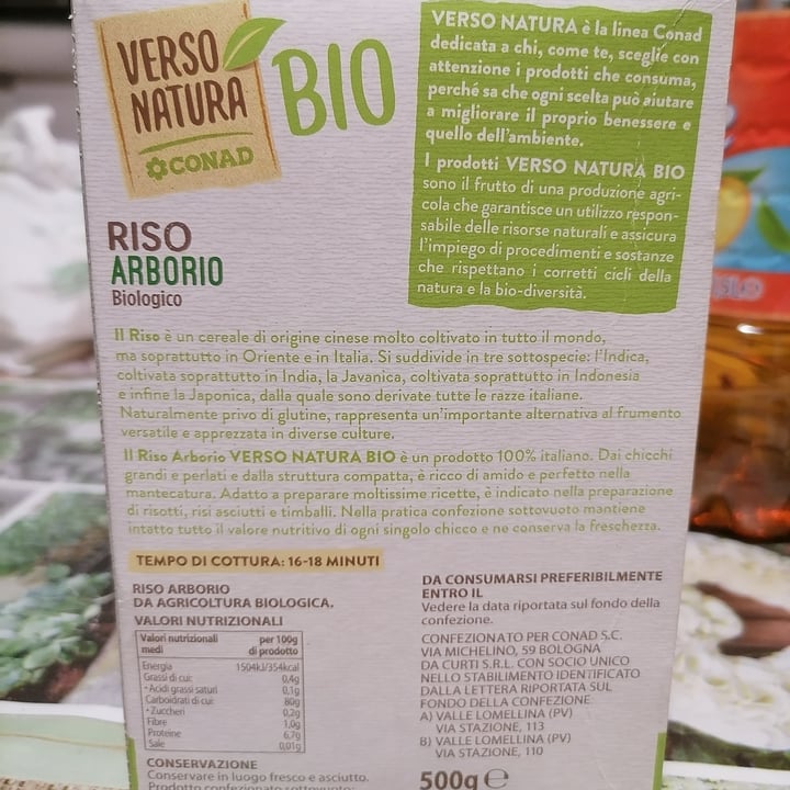 review photo of Verso Natura Conad Bio Riso Arborio shared by @grifoneveganoferoce on 13 Jul 2022 - review