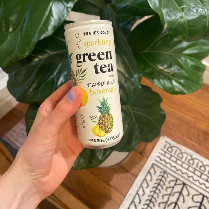 Trader Joe's pineapple green tea seltzer Review abillion