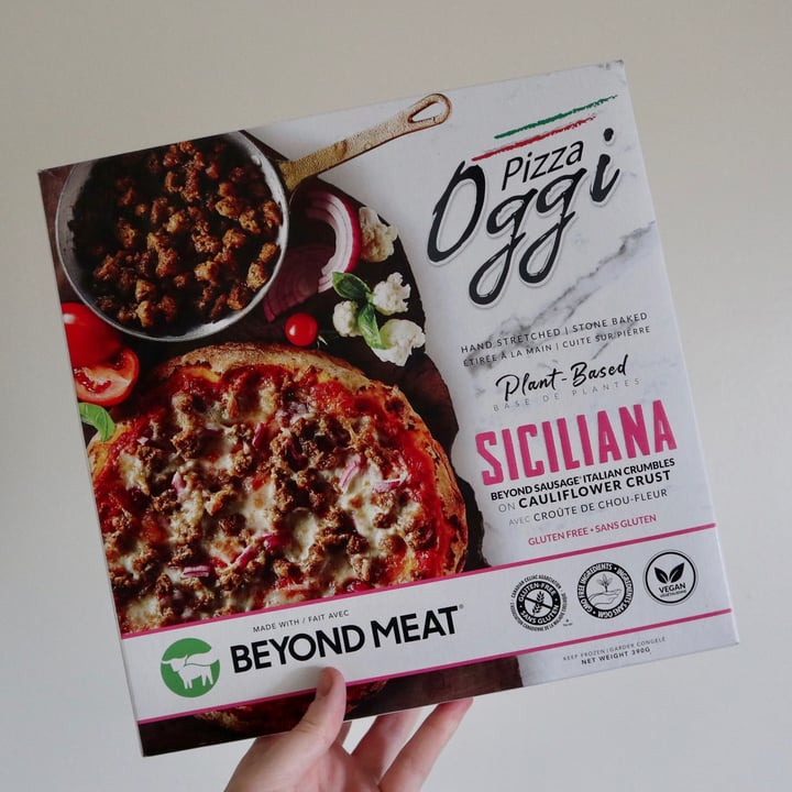 Oggi Foods SICILIANA BEYOND MEAT PIZZA Review abillion