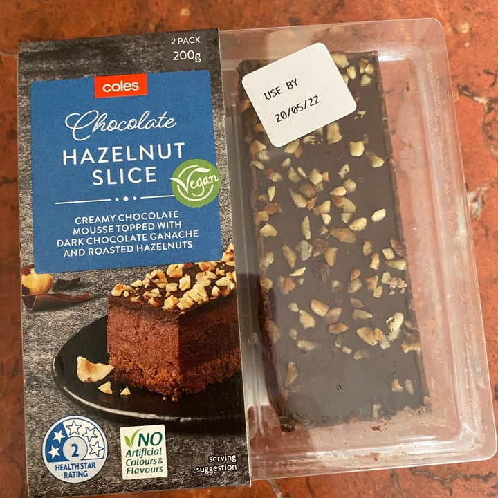 Coles Chocolate hazelnut slice Review abillion