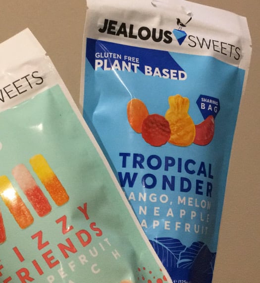 Jealous Sweets Tropical Wonder Mango, Melon, Pinapple, Grapefruit