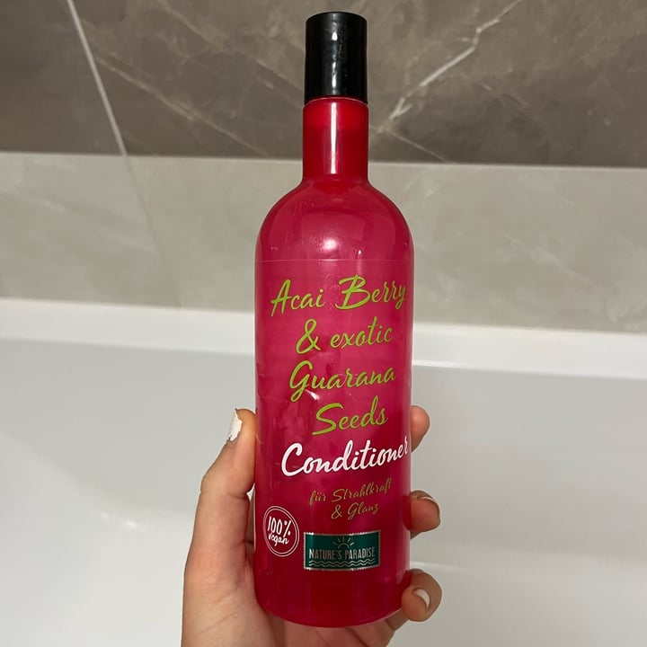 Nature's Paradise Shampoo Für Glanz & Strahlkraft – Mit Acai Beere & Guarana, 375 Ml