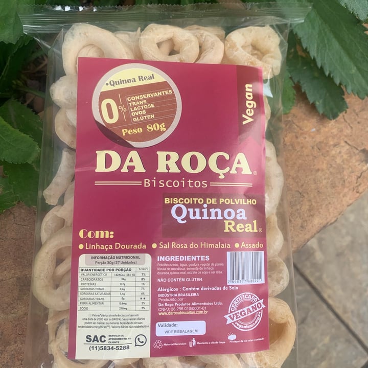photo of Da Roça Biscoito de Polvilho Quinoa Real shared by @gabigabsta on  17 Sep 2022 - review
