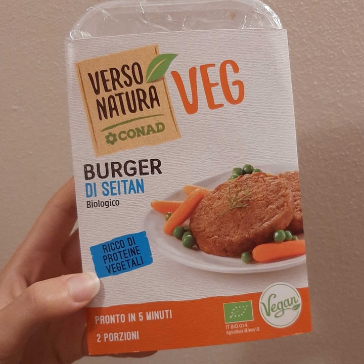 Verso Natura Conad Veg Burger Di Seitan Biologico Review abillion