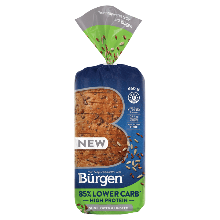 Burgen Burgen® 85 Lower Carb Sunflower & Linseed Bread 660g Reviews abillion