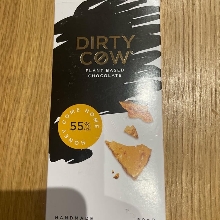 review photo of Dirty Cow Honey Come Home Chocolate Bar shared by @veganarian-yogi on 12 Dec 2022 - review