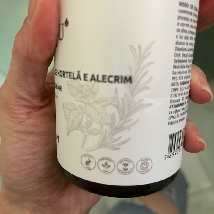 pure 4u shampoo de hortelã e alecrim Review | abillion