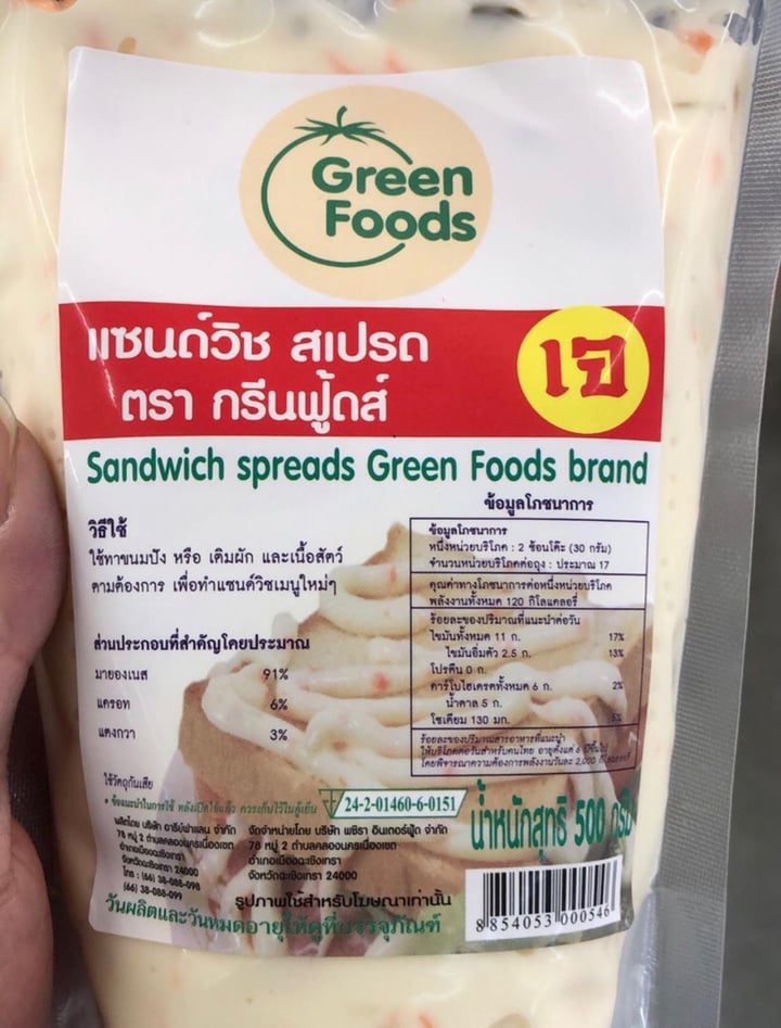 Green Foods Brand Sandwich Spread Reviews abillion