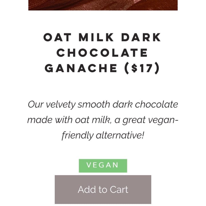 Denzy Oat milk dark chocolate ganache Review abillion