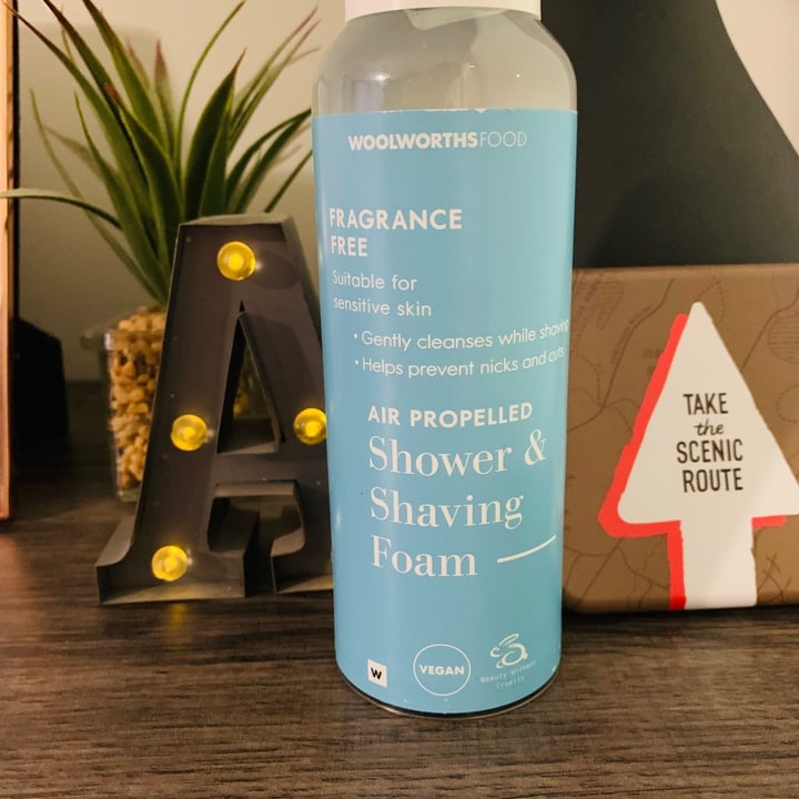 Woolworths Fragrance free shower and shaving foam Review abillion