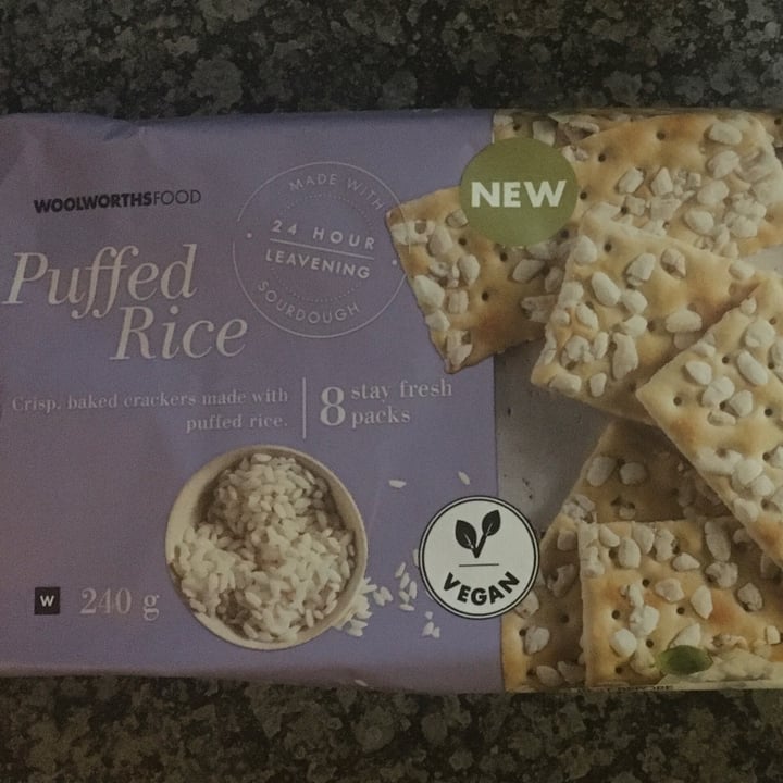 Woolworths Food Puffed rice crackers Review abillion
