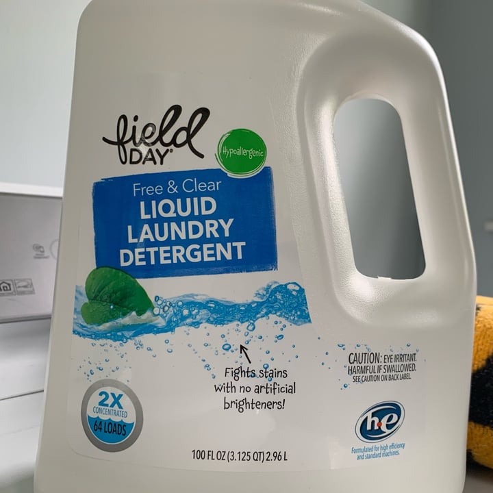 Field Day Free & Clear Liquid Laundry Detergent Review abillion