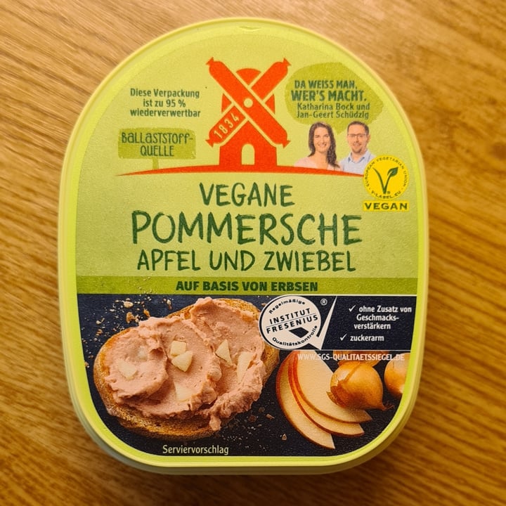 Rügenwalder Mühle Vegane Pommersche Apfel und Zwiebel Review | abillion
