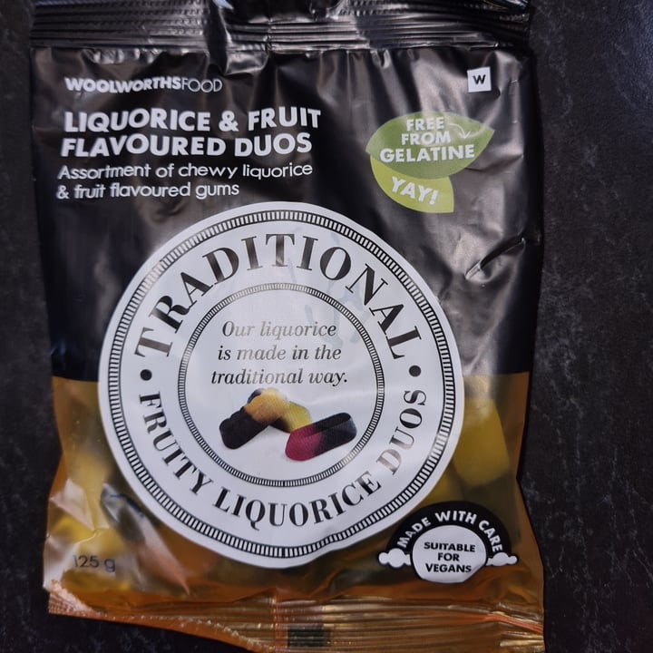 Woolworths Food Liquorice & Fruit Flavoured Duos Review abillion