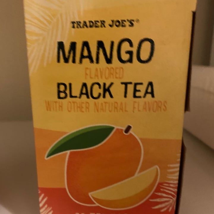 Trader Joe's Mango black tea Review abillion