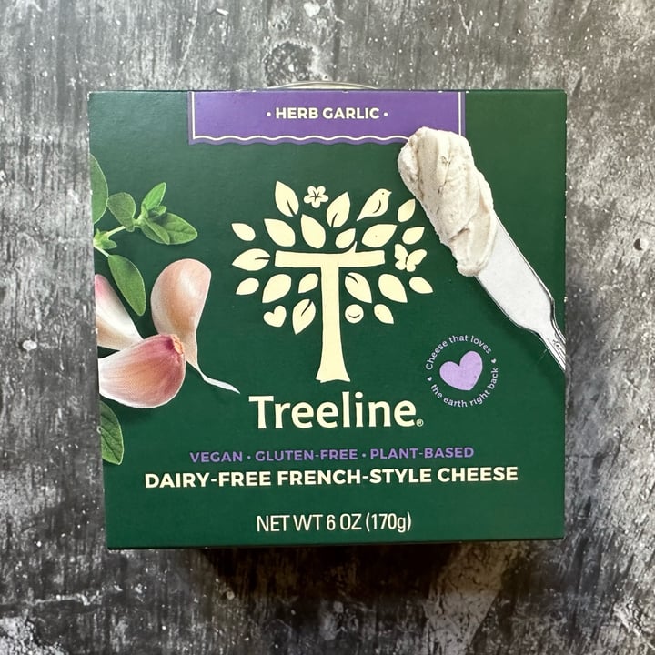 Treeline Cheese DAIRYFREE FRENCHSTYLE CHEESE HERB GARLIC Reviews