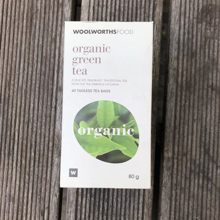 Woolworths Food Green tea organic Review abillion
