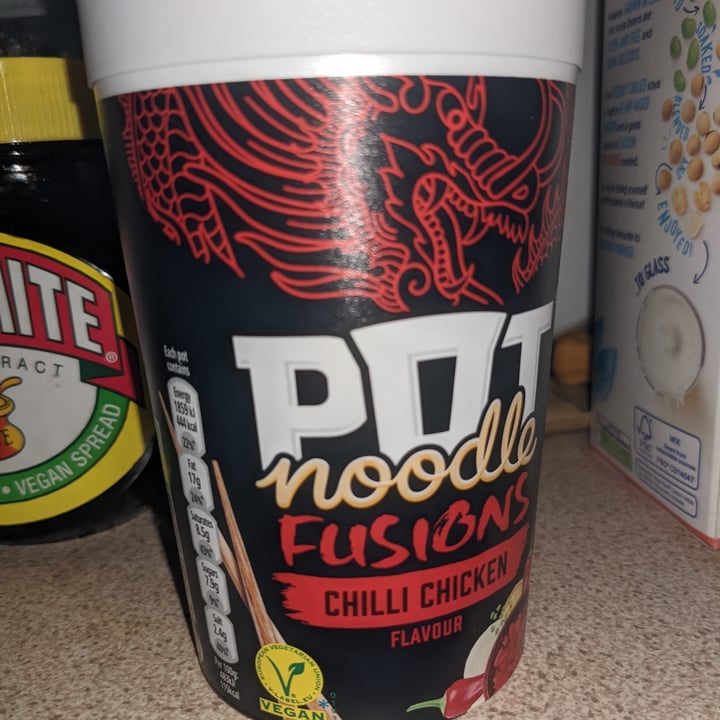 Pot noodle fusions Chili chicken noodles Review abillion