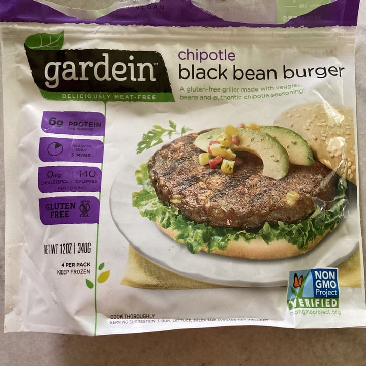 Gardein Chipotle Black Bean Burger Review abillion