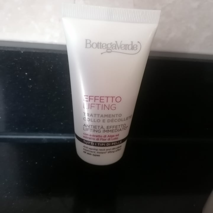 Bottega Verde Nacken- & Dekolleté Creme – Sofortiger Lifting-Effekt, Mit Algen & Lotusblume, 50 Ml