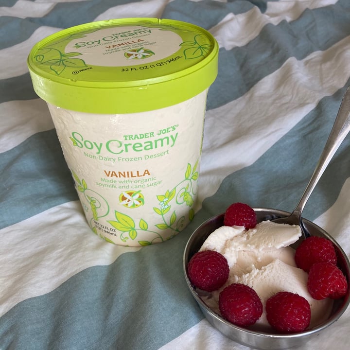 Trader Joe's Soy Creamy Vanilla Ice Cream Review abillion