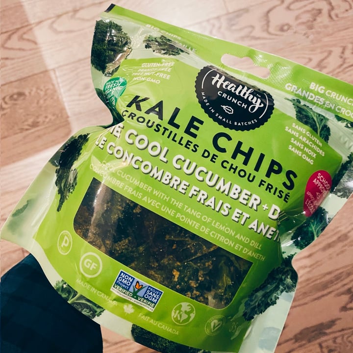 Healthy Crunch Kale Chips Cool Cucumber Dill Review abillion