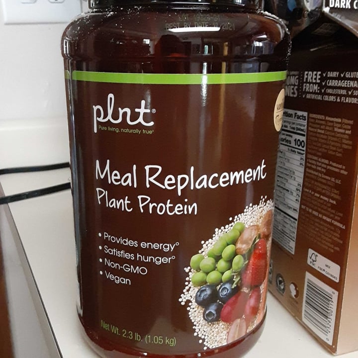 PLNT (Pure living naturally true) Meal Replacement Plant Protein