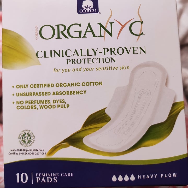Organyc Feminine Pads Heavy Flow Review abillion